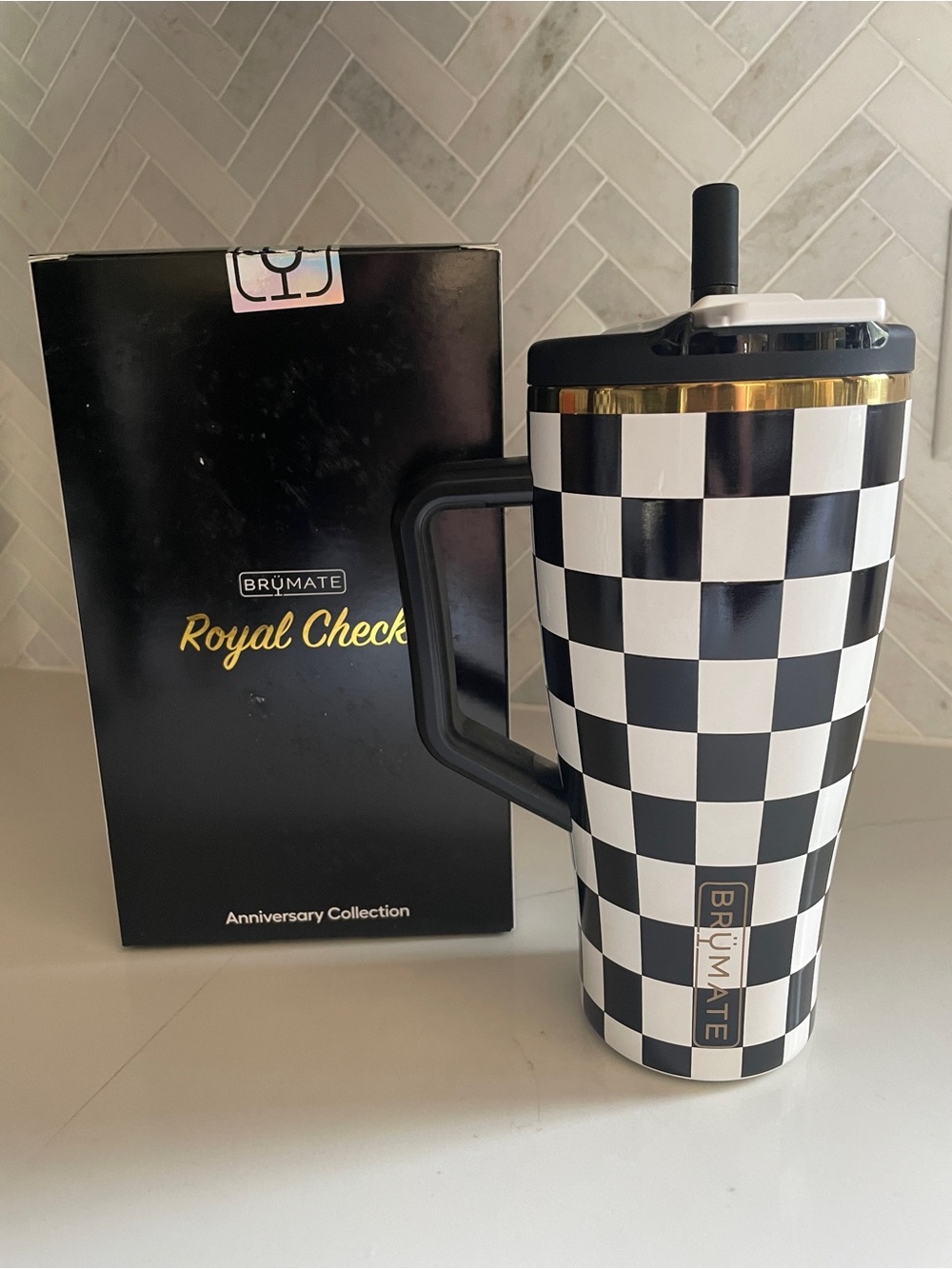 BrüMate Royal Check 30 oz Era Flip NEW